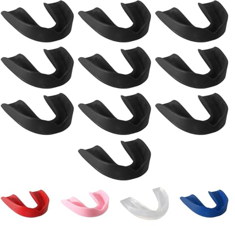 Ringside Boxing MMA Mouth Guard (10 Pack), One size, Black