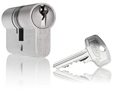 DOM RN Doppelzylinder Halbzylinder Knaufzylinder - Einzelschließung oder Gleichschließung - alle Längen 27/27 bis 60/60 bzw. 10/30 bis 10/70 - inkl. 3 Schlüssel (GL NGF 35/50)