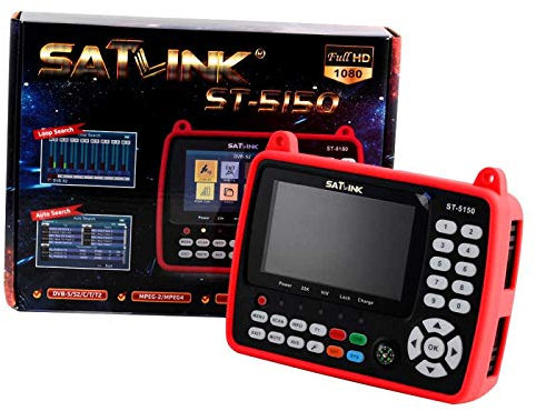 SATLINK ST5150 - Medidor de campo HD Combo DVB-S2 + DVB-T2 + DVB-C H.265