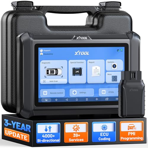 XTOOL D7W OBD2 Scanner Diagnostic Tool: 2026 Wireless Ver. of D7/D7S/D7BT, AI-Assisted Bidirectional Scan Tool with Full System Diagnostic, PMI, ECU Coding, 39+ Resets, CAN FD/DoIP, Scanner for Car