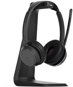 EPOS Impact 1061T ANC Stereo Bluetooth Headset Teams Zertifiziert mit Active Noice Cancelling (ANC) INKL. kontaktlose Ladestation