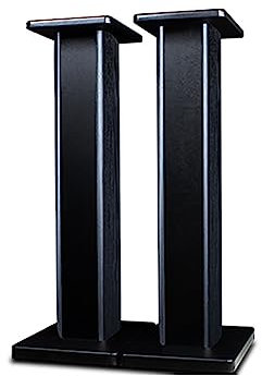 Ddasam 80cm Speaker Stands - 1 Pair, Wooden Universal Floor Stands for Surround Sound TV & Hi-Fi, Enhancing Listening Experience