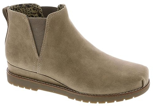 Skechers Bota Bobs Chill Wedge Cruising Altitude para mujer, gris topo, 37 EU