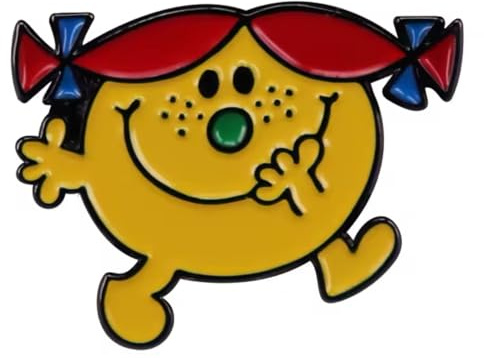 Pins - Madame Chipie (Série des Monsieur Madame) - Broche Epinglette en Métal Emaillé - Cartoon Pin Accessoire Vetement Sac Chaussures Crocs - 2.5 x 2 cm