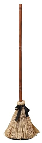 Scopa da strega – Scopa da strega galleggiante che balla, oggetti di scena horror – decorazione per la casa in movimento con suono spettrale per feste in interni ed esterni, camera da letto, patio