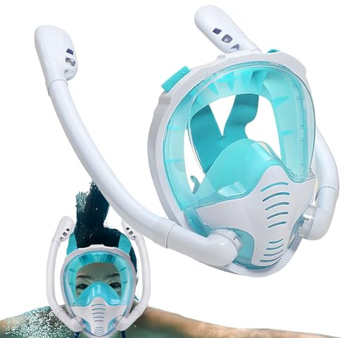 Occhiali anti appannamento integrale anti-appannamento, maschera da nuoto | Design superiore traspirante con cinghie regolabili adulti uomini donne, attrezzatura subacquea per lo snorkeling per