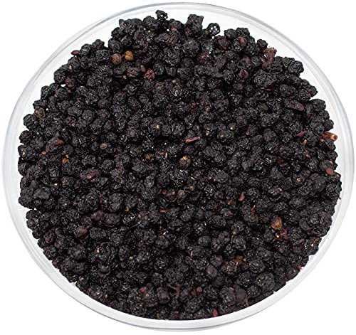 Leimüller Holunderbeeren 1 kg | Schneller Energielieferant & Vitaminbooster | Beliebte Holunder-Beeren für alle Vögel & Weichfutterfresser | Ohne unerwünschte Zusätze & Konservierungsstoffe