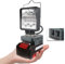URUN Akku Lampe Für Einhell 18V,16W 1800LM mit 6 Modi Helligkeit Led Arbeitsleuchte, Flutlichter Baustellen Lampe,Akku Scheinwerfer mit Typ C und USB-Aufladung (Keine Batterie)
