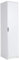 Home Source 1 Door Wardrobe with Clothes Hanging Rail Storage Shelf Bedroom Organiser, White