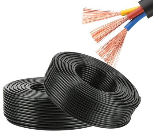 2,5 Mm² Flexibel Elkabel 3-ledar Strömkabel, Ren Koppar CE-certifierad Flamsäker Kabel For Signalledningar, Interna Ledningar I Utrustning, Elektriska Apparater(4.0mm²)