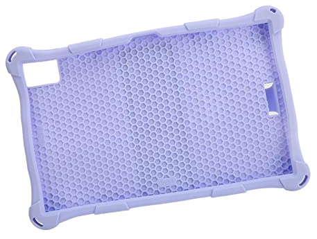 Tomantery 10,4-tums Stötdämpande Tablettskydd för T40 Pro T40 Plus Mjukt Silikonfodral med Ryggfäste för Surfplattaanvändare (Purpur)