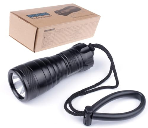 WOLFBEAM Stubby 1000lumens Scuba Dive Light 150M Depth Diving Torch Underwater Flashlight Backup Sturdy Mask Lamp Waterproof Lantern Cree U2 Led