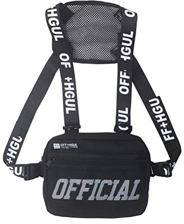 Bröstväska, Radio Walkie Talkie bröstficka Harness bröstväska män kvinnor väskor pack ryggsäck radios bärväska tillbehörshållare 26 x 6 x 21 cm