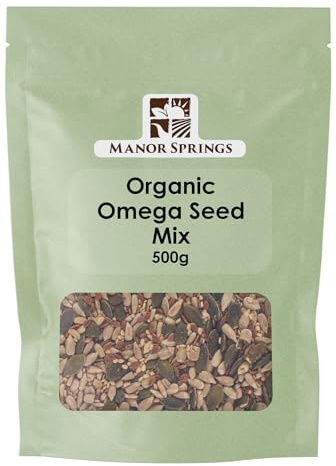 Organic Omega Four Seeds Mix 500g by Manor Springs Organic