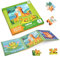 Vesaneae Kinderpuzzle, 3-in-1 Magnetpuzzle, Magnet Puzzle Tiere, Kinderpuzzle Magnet für Kinder Puzzle ab 3 4 5, Lernspielzeug, Fördert Motorik + Konzentration, Geschenk und Spiele für Kinder