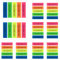1000St Bitte Hier Unterschreiben Tabs, Farbig Selbstklebende Hier Unterschreiben Aufkleber Hier Unterschreiben Nachrichtenflaggen für Büro Schule Notizbuch Einfach zu Versenden (5 Farben)