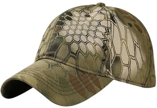 Ardorion Kamouflage, armékeps, bomull, baseballkeps, militärkeps, skärmmössor, män, utomhus, kamouflage, hatt, sport, militärhatt, skjutmössa, D, En Storlek