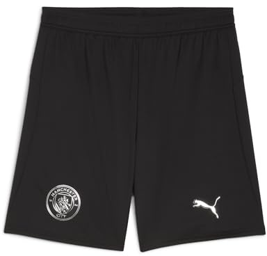 PUMA Manchester City FC Pantaloncini Uomo 25/26, Nero (Black), M