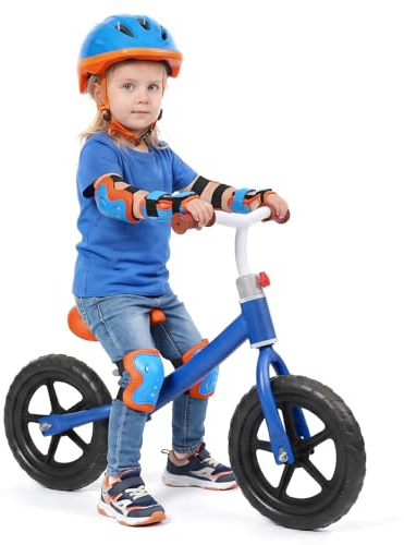 Gvdeirn Balance Bike for 2 Year Olds with 12 EVA Non-Inflatable Tires | Adjustable Seat & Handlebars | Kids Balance Bike for Toddlers 2-6 Years | Lightweight & 30kg Weight Capacity
