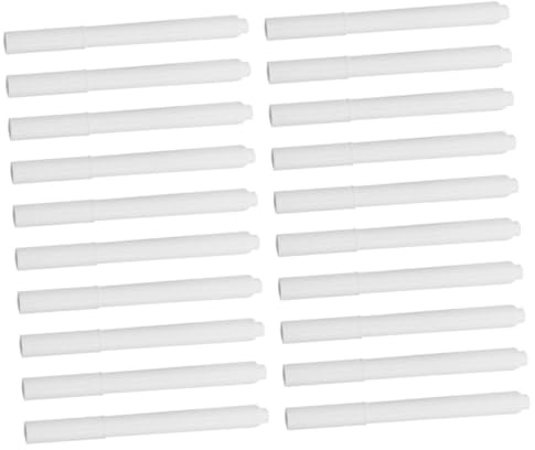 QUMIIRITY Rotuladores para Pizarra Borrables de Tinta Líquida a Base de Agua, 20 Unidades de 10 Cm, Marcador Blanco de Borrado en Seco para Vidrio, Oficina, Escuela y Hogar