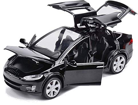 EisEyen Modello di Auto Model X 90 - Macchina Giocattolo in Lega 1:32 con Sound & Light Toy per Tesla