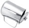 Dioche Pichet Lait INOX avec Couvercle, Tasse à Café en Acier Inoxydable, Pichet à Mousse de Lait avec Couvercle pour Café au Lait (1000ML)