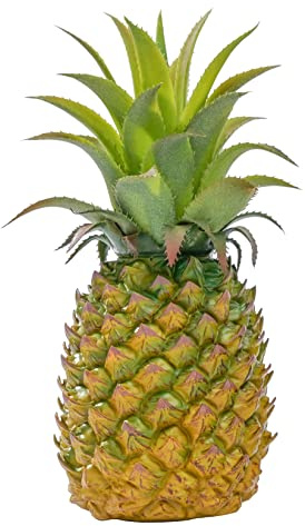 QIRMIZI Artificial Pineapple -Simulated Fruit Decoration, Lifelike Fake Fruit Model, Perfect for Home Decor, Kitchen, Party & Photography Prop – Realistic & Eco-Friendly,Green Small