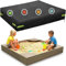 Telo di Copertura per Sabbiera Quadrato Impermeabile 205CM, 420D Copertura Sandbox Copri Coprisabbiera Protettiva per Bambini e Piscin, Giardino