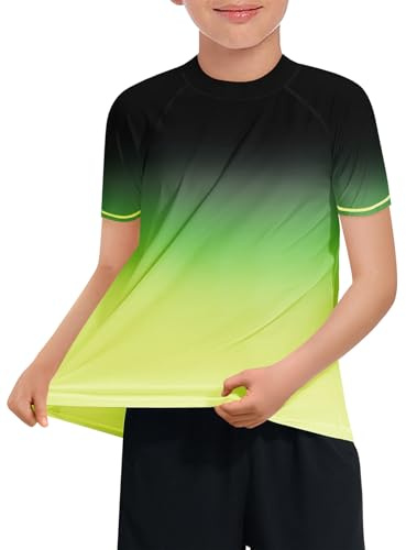 Haloumoning badskjorta pojkar kortärmad badskjorta barn snabbtorkande baddräkt T-shirt