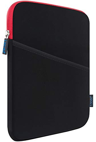 Lacdo Custodia Protettiva Borsa Tablet per 11 iPad A16, 11 iPad Air M4 M3 M2, 11 iPad Pro M5 M4, 10.9 iPad/iPad Air 5 4, 11 iPad Pro, 10.2 ipad, 10.5 iPad pro, Samsung Galaxy Tab A9+, Rosso