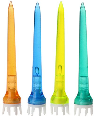 MUXSAM 50pcs Plastic Golf Tee Assorted Golf Crown Shape Booster Tees 78mm Friction Reduce Tee