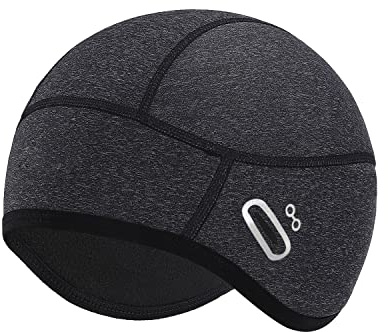 QIMEI-SHOP Gorro Ciclismo de Invierno Forro de Casco de Gorro Elástico a Prueba de Viento Gorros Deporte al Aire Libre Térmico para Esquí Senderismo