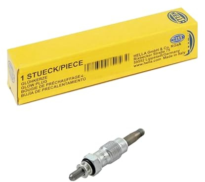 HELLA 8EG 008 498-721 Bujía de precalentamiento - Ancho llave: 12mm - Tipo bujía: Rendimiento mejorado - Conector: contacto roscado