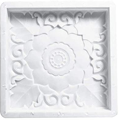QSCTYG Stampo per calcestruzzo quadrato, stampo per pavimentazione fai da te, in plastica, stampo per calcestruzzo, pietra per calpestio, mattoni, pedale, pietra, percorso, 248