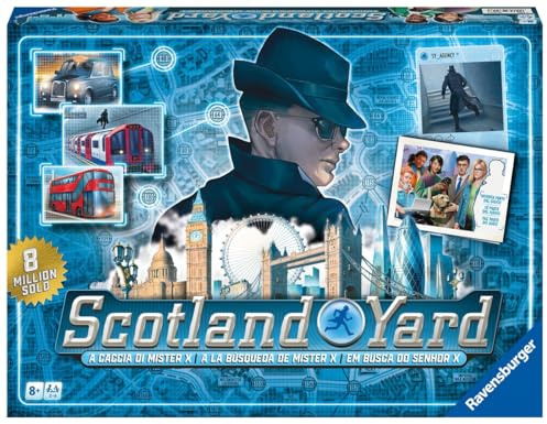 Ravensburger - Scotland Yard Refresh 40°, Gioco da tavolo 8+, 2-6 giocatori