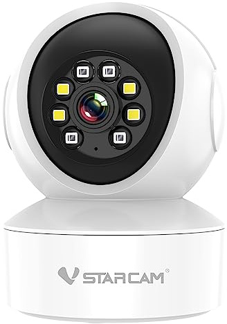 VSTARCAM CCTV Camera with Color Night Vision,Wifi Security Camera,2K Indoor Security Camera,350°Pan 70°Tilt,Auto Tracking,Motion Detection,Pet Camera,Two-way Audio,Baby Monitor 03
