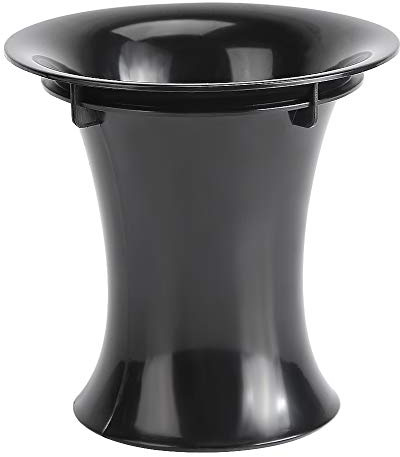 Aramox Tube Inverseur de Haut-Parleur, Amélioration des Basses en Plastique ABS, 4 Pièces, Ouverture de 76 Mm, Hauteur de 90 Mm pour Haut-parleurs de 4 à 8 Pouces, Extrémités de Cloche Lisses pour