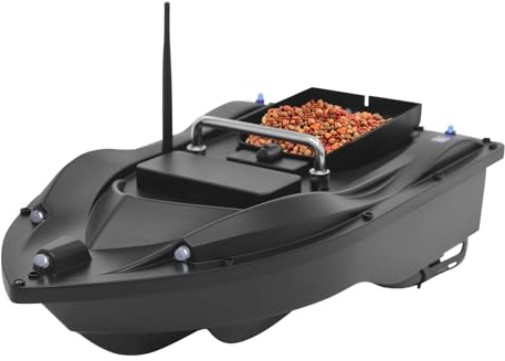 LIWBYYG RC Fishing Bait Boat, Fishing Bait Boat with Remote Control & GPS & 5200mAh Batteries & Carrying Bag for Lake & Reservoir, 1968.5ft Range, 4.4lbs Load Capacity