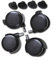 babybay Rollensatz Parkett / Rollen passend für alle babybay Modelle / vom Beistellbett zum Stubenwagen (schwarz) (1er Pack)