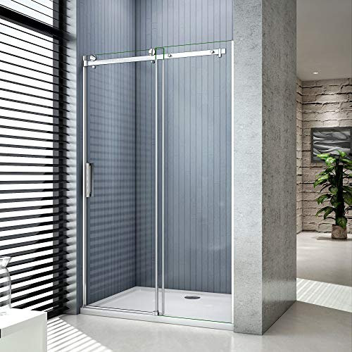 Aica box doccia a nicchia porta scorrevole vetro temperato 8mm anticalcare 135x195cm