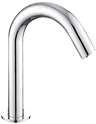 Rubinetto Automatico con Filettatura G1 / 2 Pollici, Rubinetto per Lavabo Intelligente Senza Contatto, Rubinetto Automatico a Infrarossi con Sensore, Acciaio Inossidabile, per Bagno, Servizi(17,5 cm)