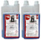 JaPeBi 2x 1 Liter Milchschaumreiniger Milchsystemreiniger Coffee&Clean für Kaffeevollautomaten, Milchschäumer, Sahneautomaten