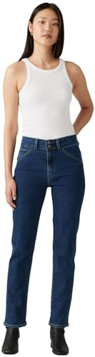 Levi's Femme Jean 724 Straight Tailored Seams to Work Blue 30 32