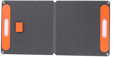 80W USB-Solpanel, 12VDC Hopfällbar Solcellsladdare för Kraftstation, IP67 Vattentät, Bärbar Med Batteriklämma Billaddare för Utomhuscamping (Grå)