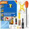 ATG® Praktisches Steinschlag Reparatur Set mit UV-Lampe - Universelles Auto Glas Reparatur Set - Profi Windschutzscheibe Reparaturset - Schnell einfach - Steinschlag Reparaturset Windschutzscheibe