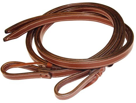 Kerbl 32910 Western Lederzügel, 16 mm, 2.45 m