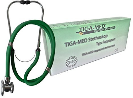 Rappaport - Estetoscopio profesional (2 unidades), color verde
