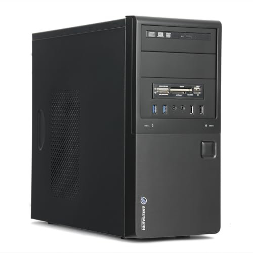Ankermann Business Silent Desktop PC Madrid | Intel Core i7-6700 | Nvidia GeForce GT 610 2GB | 16GB RAM | 480GB SSD | Windows 11 | WLAN | MS Office 365