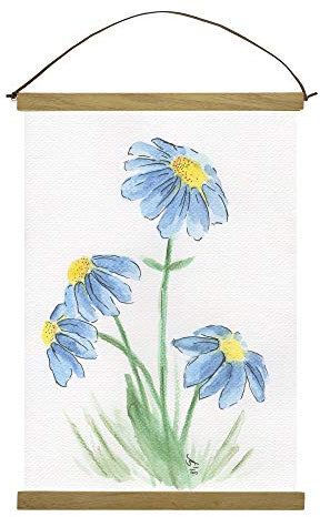 Gufri Bilderrahmen DIN A2 A3 Holz Posterleiste Bilderleiste Holzrahmen Posterschiene Poster-Rahmen Plakatschiene Fotoleiste Wechselrahmen 42 cm Teak