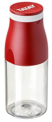 Tatay Botella Agua 400 ml Urban Drink | Tapa Vaso con Banda Elástica | Hermética y Resistente | Tritán Libre de BPA | Apta para Lavavajillas, Microondas, Nevera, Congelador | 6,7x6,7x17,3 cm, Burdeos